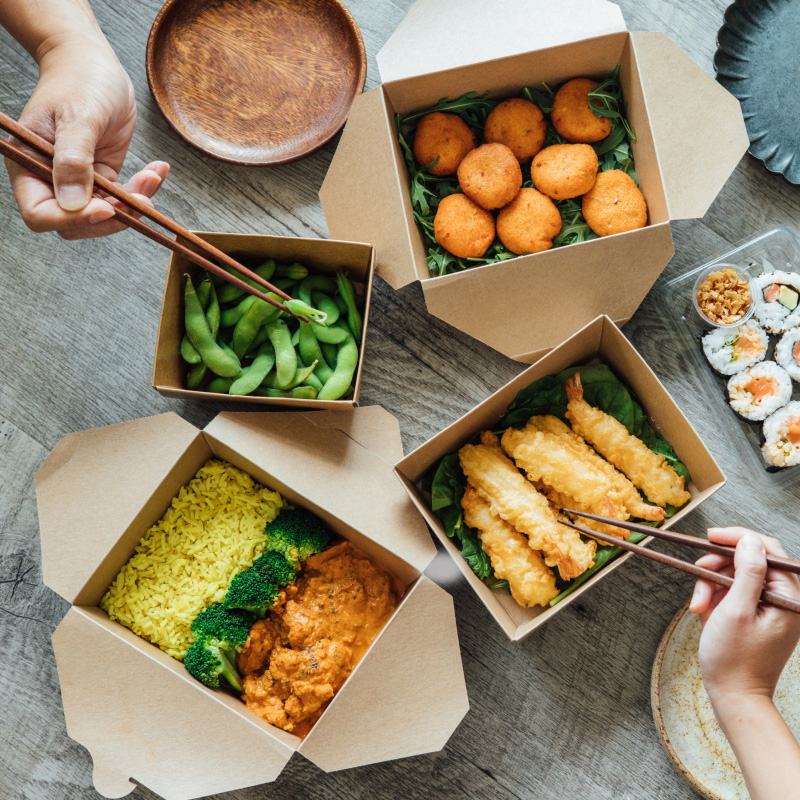 Takeaway mat
